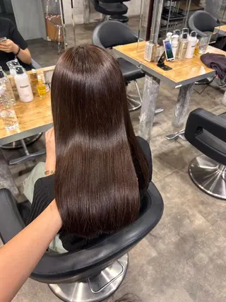 カラー ヘアアレンジ ロング 🤍ベージュ/透明感 韓国ヘア/まりん🤍のヘアスタイル