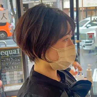 ショート 美髪矯正&艶髪 髪質改善/川田のヘアスタイル