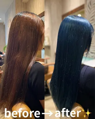 ロング Hair Salon Alba所属・宇都宮市ブリーチ/ 縮毛矯正専門Albaのヘアスタイル