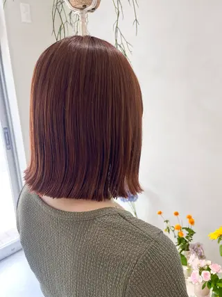 ミディアム 暖色カラー／ ヘアセット🌛櫻井舞のヘアスタイル