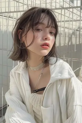 ショート カラー lana hair 新宿/髪質改善/韓国のヘアスタイル