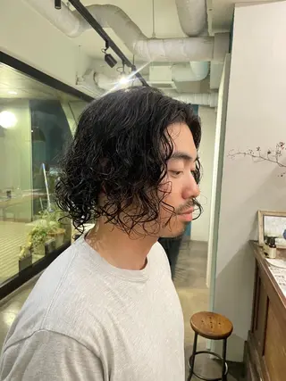 パーマ 沼田 彩虹のヘアスタイル