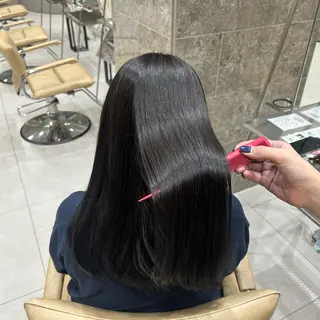 カラー 暖色系カラー/高発色 カラー/本間陽南のヘアスタイル