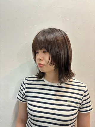 ミディアム 小顔似合わせカット ┊︎*AYANO*のヘアスタイル