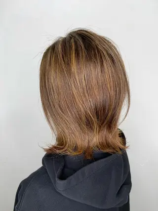 ミディアム カラー 杉田 一浩のヘアスタイル