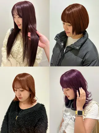 カラー 💗暖色/ブリーチ/ レイヤー/横浜/メイのヘアスタイル
