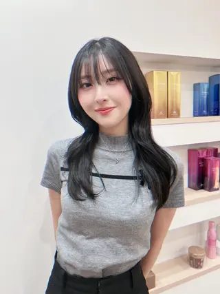 ロング 加藤 大雅のヘアスタイル