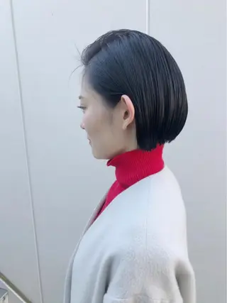 ショート カラー ノグチ ユウキ/ボブのヘアスタイル