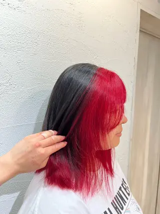 ミディアム カラー ❤️ブリーチ暖色カ ラー❤️NAOのヘアスタイル