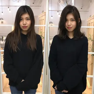 ミディアム カラー NoWL所属・大人可愛いショート* NoWL栗原隆成のヘアスタイル