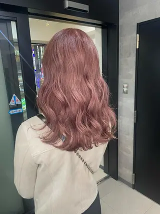 セミロング カラー JUNYA 海外ガールヘアのヘアスタイル