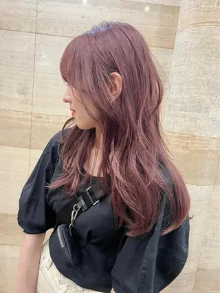 ロング カラー Via officialのヘアスタイル