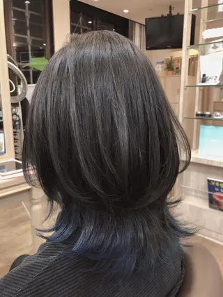 ミディアム カラー 西野 美空🍊のヘアスタイル