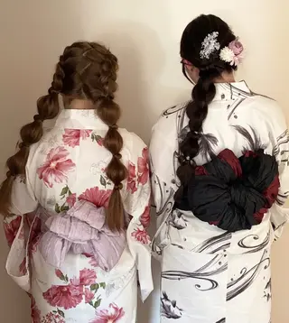 ヘアアレンジ 【coco.】hair所属・カジカワサキ/髪質 改善/クロスパーマのヘアスタイル