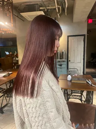 セミロング カラー ヘアアレンジ 🍀艶髪・透明感🍀 TATSUKIのヘアスタイル