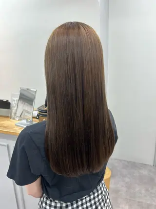 ロング 池袋🫧mio🫧 透明感ワンカラー🫧のヘアスタイル