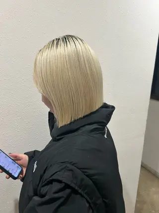 ミディアム ハイトーン/ブリーチ 🧁soraのヘアスタイル