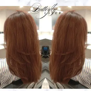 セミロング カラー GR 髪質改善トリートメント×ヘッドスパ【ジーアール】所属・🌺中村🌺毎日楽し くなる髪をご提案✨のヘアスタイル