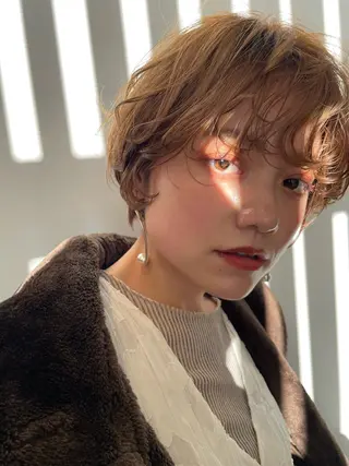 ショート ヘアアレンジ 望月うらら/MuK/ 髪質改善カラー🌙のヘアスタイル