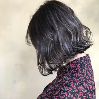 ミディアム カラー hina☺︎ 髪質改善/ストレートのヘアスタイル