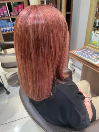 セミロング カラー 🖤Ash川越店🖤 井上 諒哉のヘアスタイル