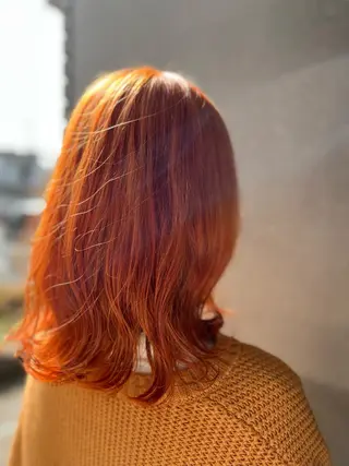 セミロング カラー 美容室Class所属・🐰ハイトーンカラー 畠山　渡🐰のヘアスタイル