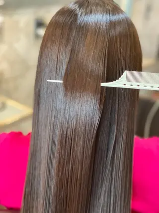 ロング 銀座/髪質改善カラー 酸性ストレート🍎のヘアスタイル