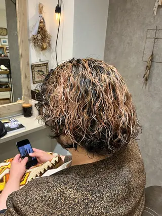 パーマ メンズ Lamp所属・🌀メンズパーマ🌀 🐏丸山祐宇🐏のヘアスタイル