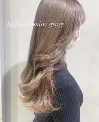 ロング カラー ワンホン/韓国ヘア 🤍amiのヘアスタイル