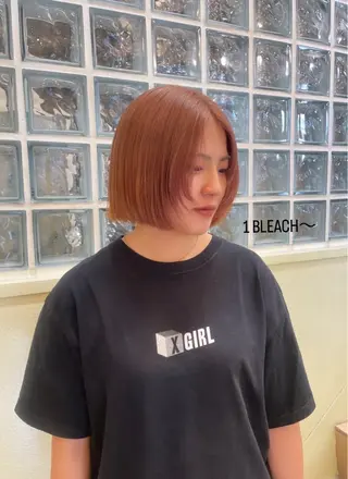 ミディアム 石上 遥楓のヘアスタイル