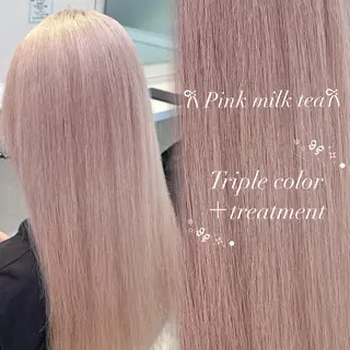 ロング Colore【コローレ】所属・‎🤍透明感カラー‎ ‎🤍chiiのヘアスタイル