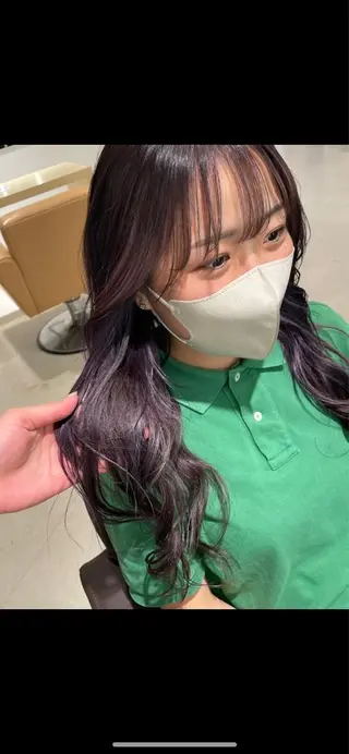 ロング カラー 山田 和のヘアスタイル