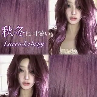 ロング ブリーチカラー🐆 うる艶美髪🎀のヘアスタイル