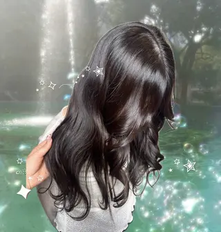 ロング カラー 広香/ハイトーン/ デザインカラー/ボブのヘアスタイル
