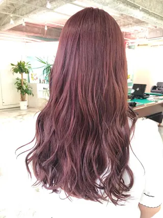 ロング カラー ヘアアレンジ GRAND OMOTESANDOのヘアスタイル