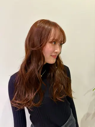 カラー 櫻井 莉子のヘアスタイル