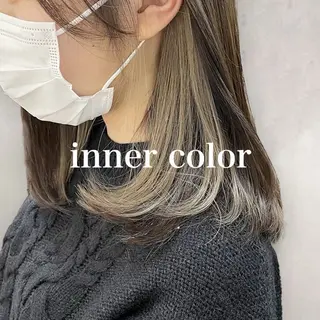 ミディアム カラー 大場 優弥のヘアスタイル