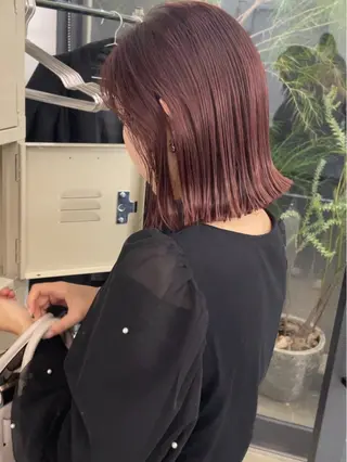 ショート レイヤーパーマ、ボブ 小須田ゆあのヘアスタイル