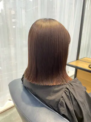 ミディアム カラー RUI⚪️艶髪 ⚪️髪質改善のヘアスタイル