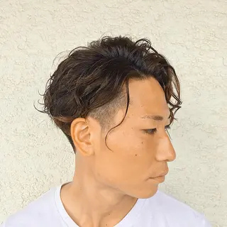 パーマ メンズ メンズサロンLOSS所属・メンズサロン rootのヘアスタイル