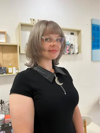 ミディアム カラー hair  mode RITZ所属・★ 里奈★のヘアスタイル