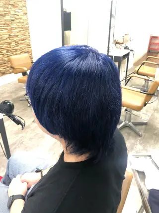 ショート カラー ️🩵透明感カラー Yūka🩵のヘアスタイル