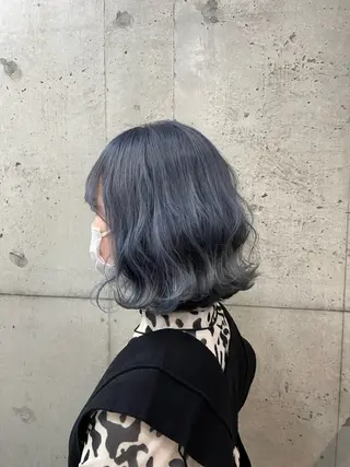ショート カラー ヘアアレンジ youres hair 新宿3丁目店所属・新宿.代表.透け髪 TAKAケアブリーチのヘアスタイル
