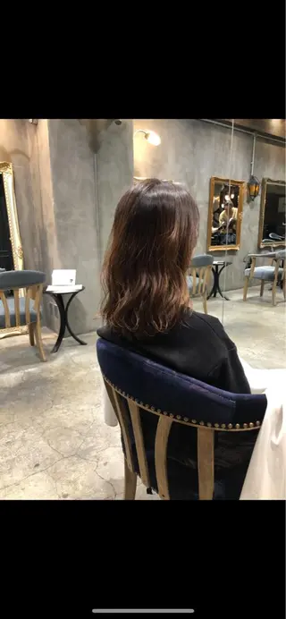 ミディアム マンツーマン／韓国 ヘア‎Amiのヘアスタイル