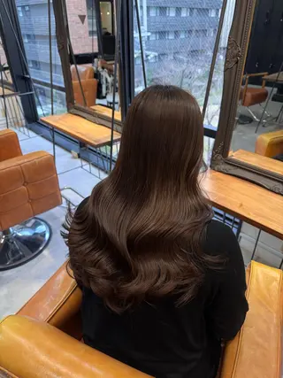 ロング カラー 梅田トレンドレイヤー RISA🎀💕のヘアスタイル