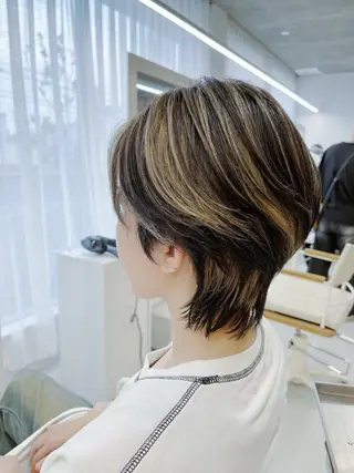 ショート 柴田泰秀sotti. 髪質改善/ブリーチのヘアスタイル