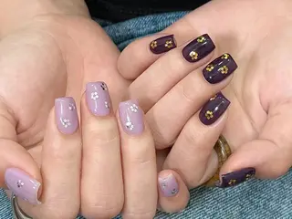 ネイル By moonネイル 🌷ワンホン/韓国風のネイルデザイン