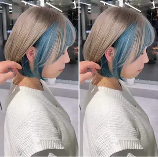 ショート カラー 吉崎 ひびきのヘアスタイル