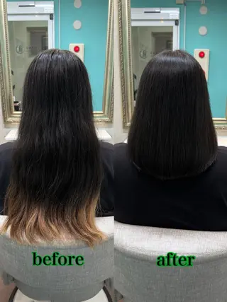 ロング アンナ 髪質改善/縮毛矯正のヘアスタイル