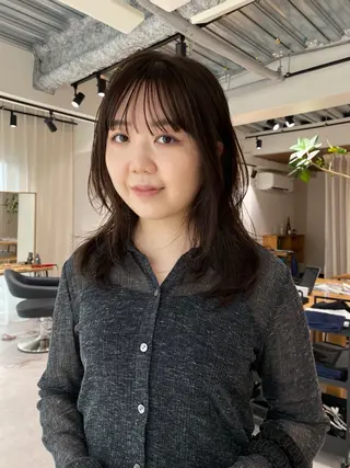 ミディアム カラー iroha/ n.w.h🎀のヘアスタイル